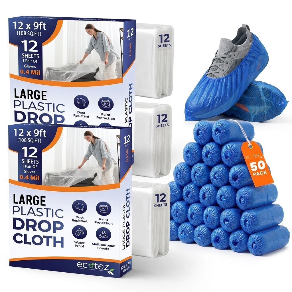 COMBO 3 Pack 12 + 50 Shoe cover