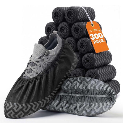 CPE Shoe Covers Disposable Non-Slip, 100 Pack (50 Pairs), Waterproof