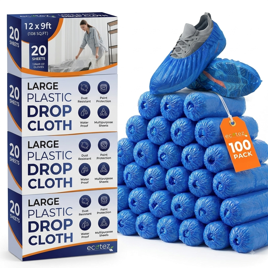 COMBO 4 Pack 20 + 100 Shoe Cover